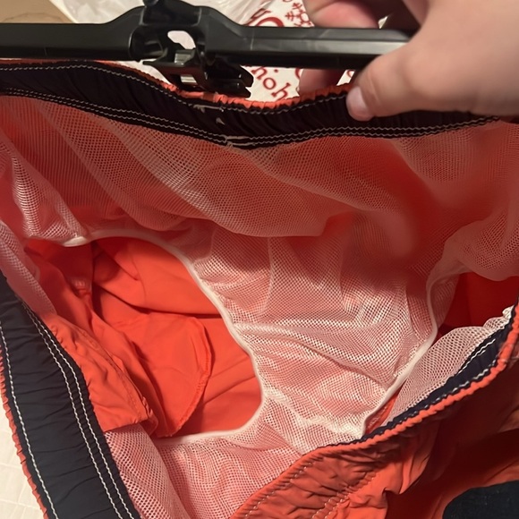 Nautica Coral Swim Trunks Shorts Coral size Large like new - Picture 6 of 7